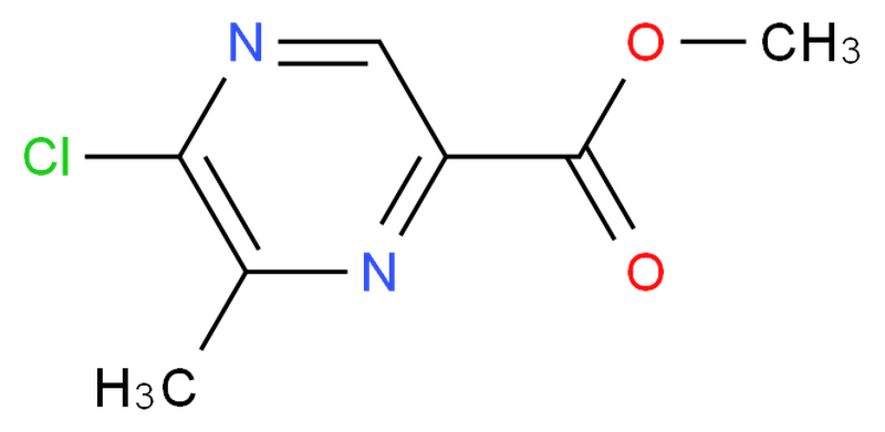 5-氯-6-甲基吡嗪-2-甲酸甲,5-Chloro-6-methyl-2-pyrazinecarboxylic acid methyl este