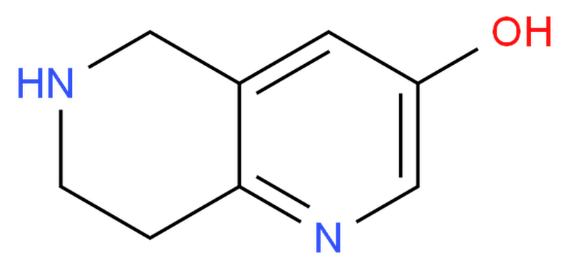 5,6,7,8-Tetrahydro-1,6-naphthyridin-3-ol hydrochlorid,5,6,7,8-Tetrahydro-1,6-naphthyridin-3-ol hydrochlorid