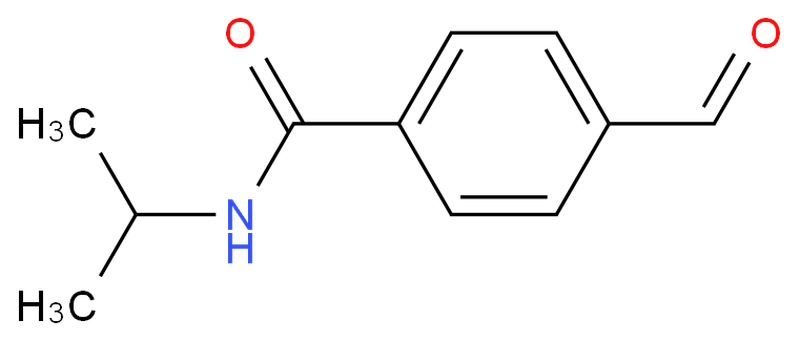 4-甲酰基苯甲酰异丙胺,4-formyl-N-(1-methylethyl)-benzamide