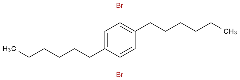 1,4-二溴-2,5-己基苯,1,4-dibromo-2,5-dihexylbenzene