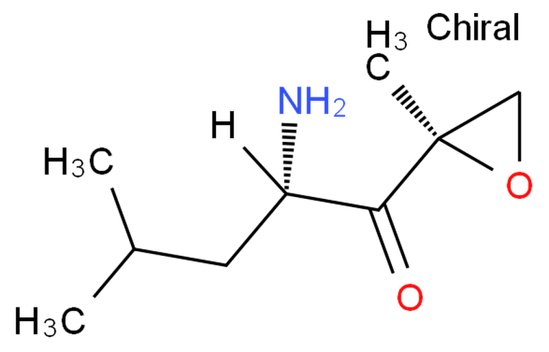(S)-2-amino-4-methyl-1-((R)-2-methyloxiran-2-yl)pentan-1-one,(S)-2-amino-4-methyl-1-((R)-2-methyloxiran-2-yl)pentan-1-one