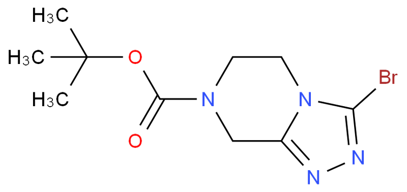 Tert-butyl 3-bromo-5,6-dihydro-[1,2,4]triazolo[4,3-a]pyrazine-7(8H)-carboxylat,Tert-butyl 3-bromo-5,6-dihydro-[1,2,4]triazolo[4,3-a]pyrazine-7(8H)-carboxylat