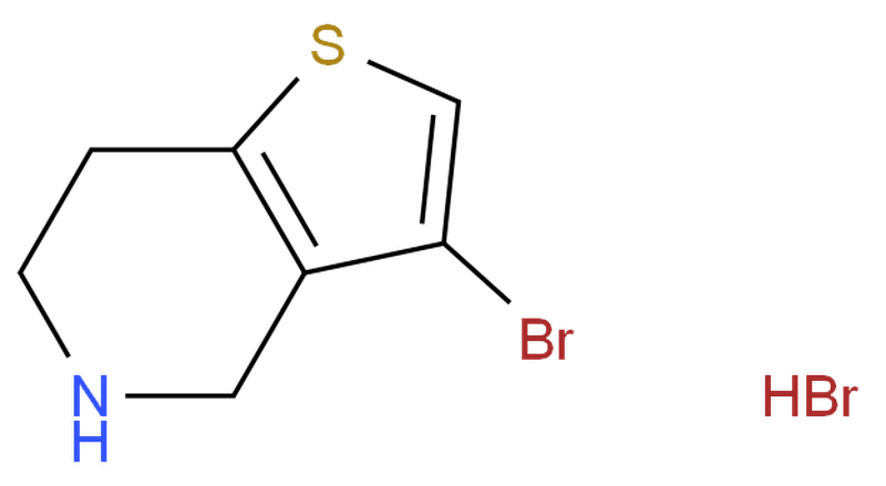 3-Bromo-4,5,6,7-tetrahydrothieno[3,2-c]pyridine hydrobromide,3-Bromo-4,5,6,7-tetrahydrothieno[3,2-c]pyridine hydrobromide