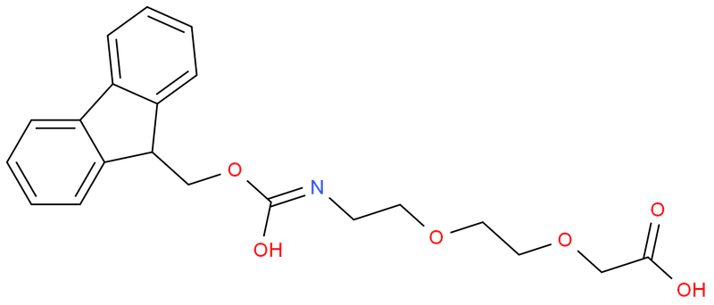 [2-[2-(Fmoc-氨基)乙氧基]乙氧基]乙酸