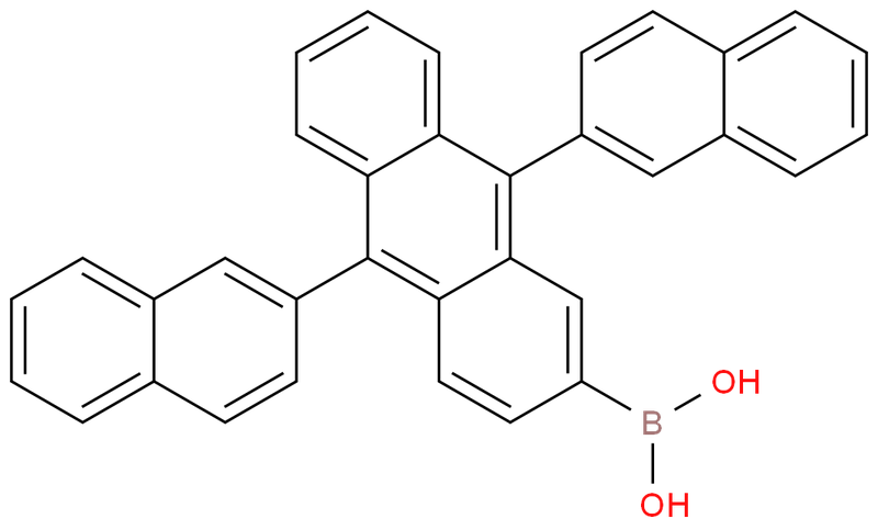 B-(9,10-di-2-naphthalenyl-2-anthracenyl)-Boronic acid,B-(9,10-di-2-naphthalenyl-2-anthracenyl)-Boronic acid