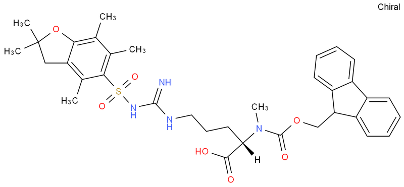 Fmoc-甲基精氨酸(pbf)-OH,Fmoc-N-Me-Arg(pbf)-OH