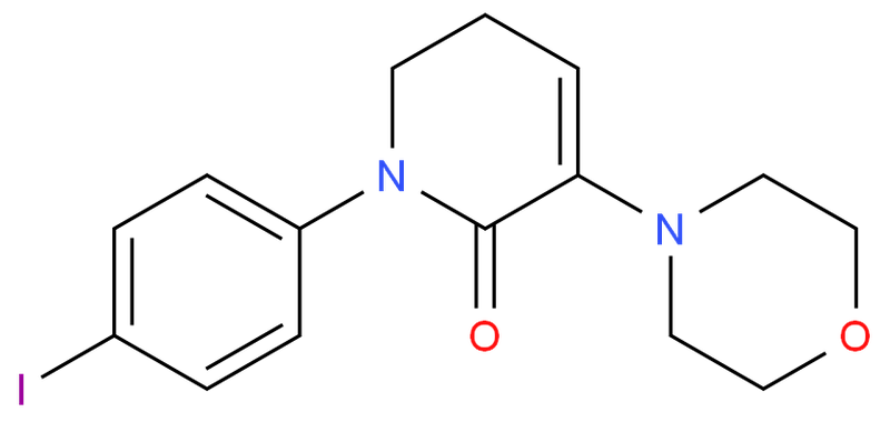 1-(4-碘苯基)-3-嗎啉基-5,6-二氫吡啶-2(1H)-,1-(4-Iodophenyl)-3-morpholino-5,6-dihydropyridin-2(1H)-on