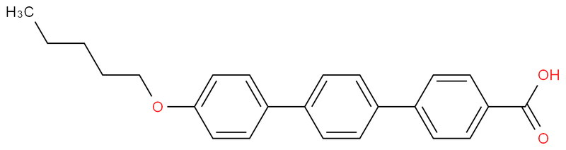 对戊氧基三联苯甲酸,4-(4''-pentyloxy-1,1':4',1''-terphenyl)-carboxylic acid