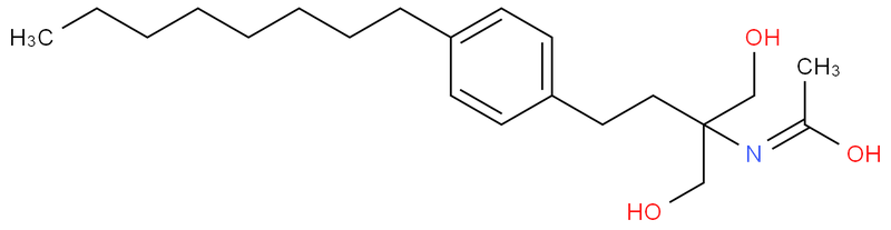 N-(1-羥基-2-(羥甲基)-4-(4-辛基苯基)丁-2-基)乙酰胺,N-(1-hydroxy-2-(hydroxymethyl)-4-(4-octylphenyl)butan-2-yl)acetamide