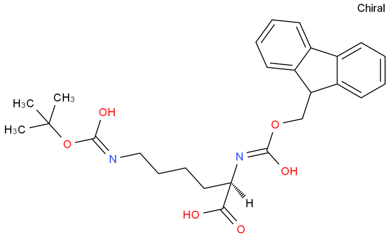 Nα-Fmoc- Nω-BOC-D-賴氨酸,Fmoc-D-Lys(Boc)-OH