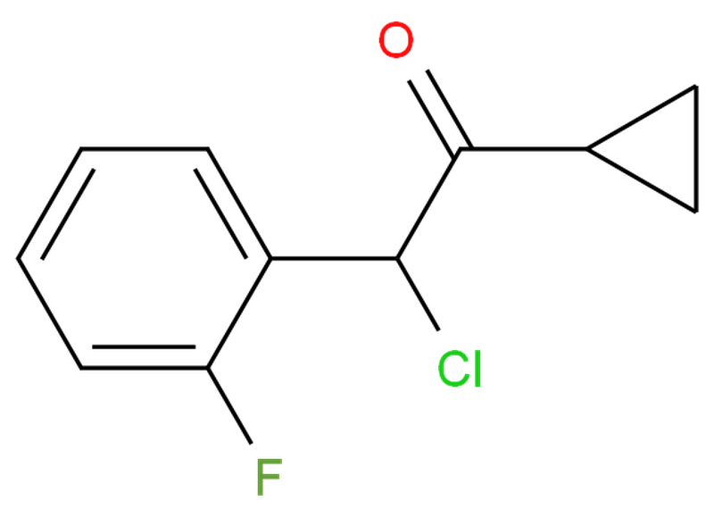 Ethanone, 2-chloro-1-cyclopropyl-2-(2- fluorophenyl)-,Ethanone, 2-chloro-1-cyclopropyl-2-(2- fluorophenyl)-