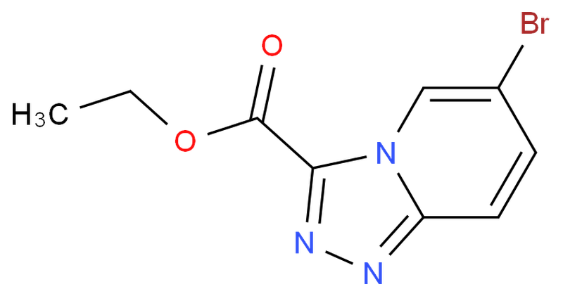 6-溴 - [1,2,4]三唑并[4,3-A]吡啶-3-羧酸甲酯,ETHYL 6-BROMO-[1,2,4]TRIAZOLO[4,3-A]PYRIDINE-3-CARBOXYLATE