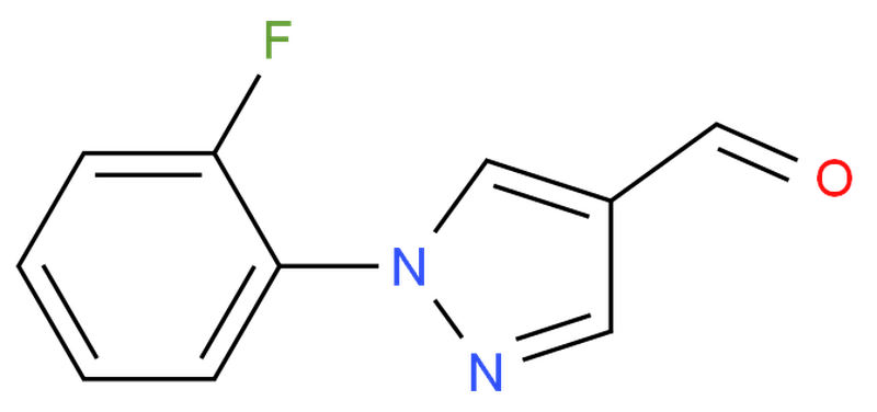 1-(2-氟苯基)吡唑-4-甲醛,1-(2-fluorophenyl)-1H-pyrazole-4-carbaldehyde