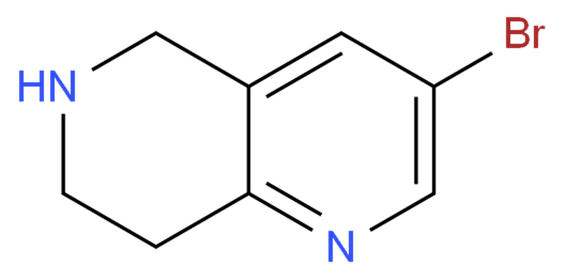 3-Bromo-5,6,7,8-tetrahydro-1,6-naphthyridine hydrochloride,3-Bromo-5,6,7,8-tetrahydro-1,6-naphthyridine hydrochloride