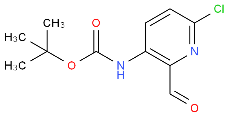 6-氯-2-甲酰基吡啶-3-氨基甲酸叔丁酯,CarbaMic acid, N-(6-chloro-2-forMyl-3-pyridinyl)-, 1,1-diMethylethyl ester