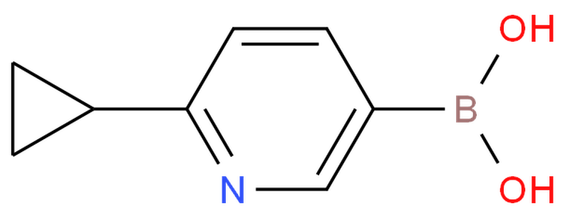 6-环丙基吡啶-3-硼酸,(6-cyclopropylpyridin-3-yl)boronic acid