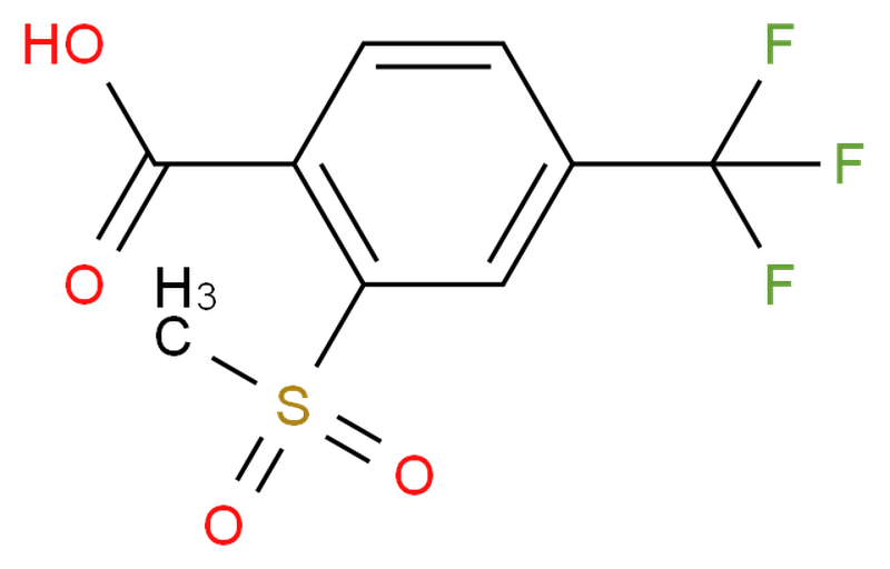 2-甲基磺酰基-4-三氟甲基苯甲酸,2-Methylsulfonyl-4-Trifluoromethyl Benzoic Acid
