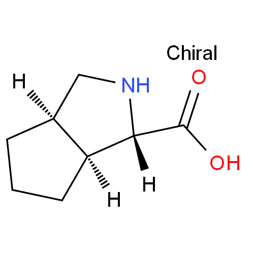 八氢环戊二烯并[C]吡咯-1-羧酸,(1S,3aR,6aS)-octahydrocyclopenta[c]pyrrole-1-carboxylic acid