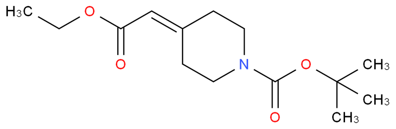tert-butyl 4-(2-ethoxy-2-oxoethylidene)piperidine-1-carboxylate,tert-butyl 4-(2-ethoxy-2-oxoethylidene)piperidine-1-carboxylate