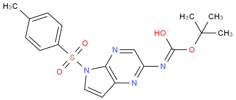 乌帕替尼中间体,N-[5-[(4-methylphenyl)sulfonyl]-5H-pyrrolo[2,3-b]pyrazin-2-yl]-Carbamic acid, 1,1-dimethylethyl ester