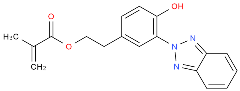 2-(2′-羥基-5′-甲基丙烯氧乙基苯基)-2H-苯并三唑,2-(2'-Hydroxy-5'-methacryloxyet hylphenyl)-2H-benzotriazole