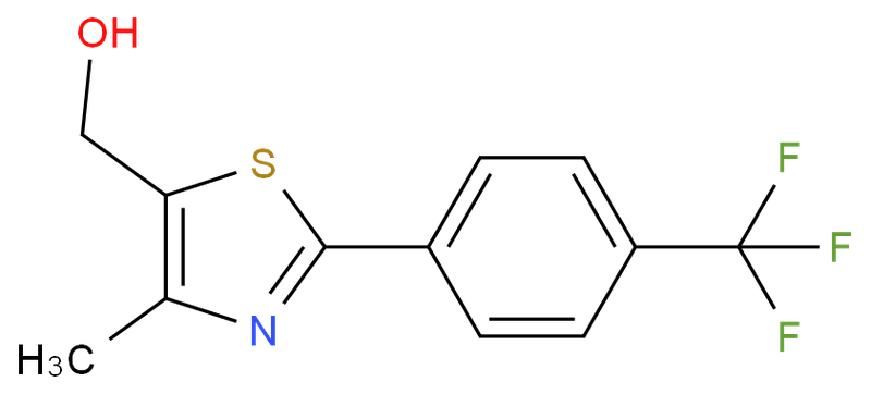 [4-甲基-2-(4-(三氟甲 基)苯酚)-1,3-噻唑-5- 基]甲醇,[4- methyl -2- (4- (three fluorine methyl) phenol) -1,3- thiazole -5- based methanol