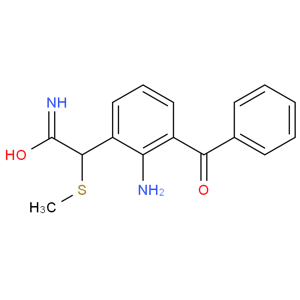 2-氨基-3-苯甲酰基-alpha-(甲硫基)苯乙酰胺