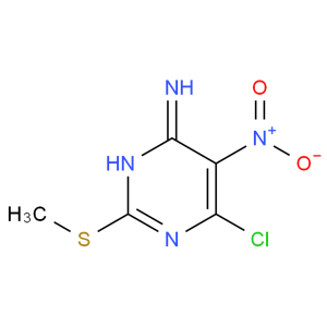6-Chloro-2-(methylthio)-5-nitropyrimidin-4-amine