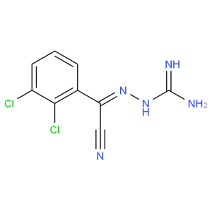 2-(2,3-二氯苯基)-2-(胍基亚胺基)乙腈