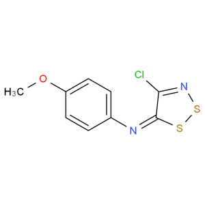 (5Z)-4-Chloro-N-(4-methoxyphenyl)-5H-1,2,3-dithiazol-5-imine