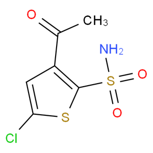 3-乙酰基-5-氯噻吩-2-磺酰胺