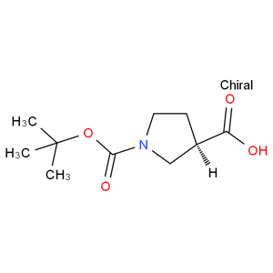 (R)-1-Boc-3-羧基吡咯烷