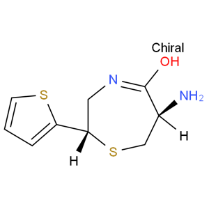 (2S,6R)-6-氨基-2-(2-噻吩基)-1,4-硫氮杂卓-5-酮