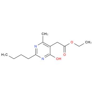ethyl 2-(2-butyl-4-methyl-6-oxo-1,6-dihydropyrimidin-5-yl)acetate