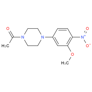 N1-Acetyl-4-[3-(methyloxy)-4-nitrophenyl]piperazine