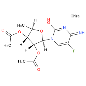 2‘,3‘-二-O-乙酰基-5‘-脱氧-5-氟胞苷