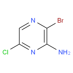 -氨基-3-溴-6-氯吡嗪