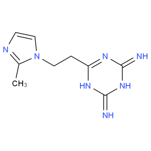 2MA 2,4-Diamino-6-(2'-methylimidazol-1-yl)ethyl-S-triazine