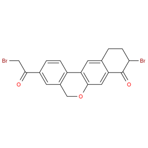 9-溴-3-(2-溴乙酰基)-10,11-二氢-5H-苯并[d]萘并[2,3-b]吡喃-8(9H)-酮