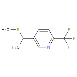 5-1-(甲硫基)乙基-2-(三氟甲基)吡啶