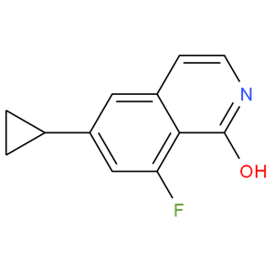 6-环丙基-8-氟-异喹啉-1(2H)-酮