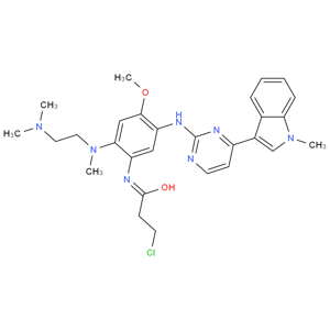 3-氯-N-(2-((2-(二甲氨基)乙基)(甲基)氨基)-4-甲氧基-5-(4-(1-甲基-1H-吲哚-3-基)嘧啶-2-基氨基)苯基)丙酰胺