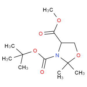 3,4-Oxazolidinedicarboxylicacid, 2,2-dimethyl-, 3-(1,1-dimethylethyl) 4-methyl ester