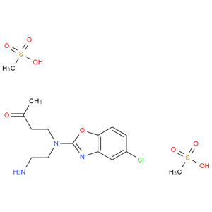 [2-[(5-氯-苯并恶唑-2-基)(3-氧代丁基)氨基]乙基]氨-二磺酸盐