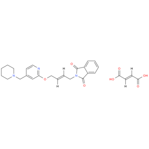 N-[顺-4-[4-(N-哌啶甲基)吡啶-2-氧]-2-丁烯-1-基]邻苯二甲酰亚胺 顺丁烯二酸盐