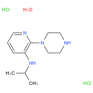 N-(1-甲基乙基)-2-(1-哌嗪)-3-氨基吡啶双盐酸盐水合物