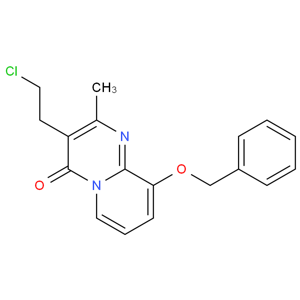 3-(2-氯乙基)-2-甲基-9-苄氧基-4H-吡啶并[1,2A]嘧啶-4酮