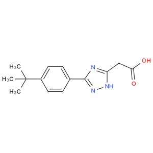 2-[3-(叔丁基苯基)-1H-5（1,2,4-三唑）基]乙酸